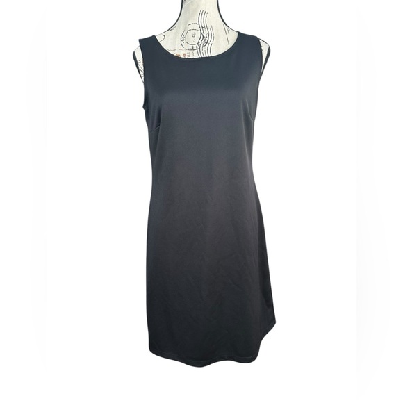 Vintage California Concepts Black A Line Stretch Tank Dress Sz S Sleeveless EUC - Picture 1 of 14